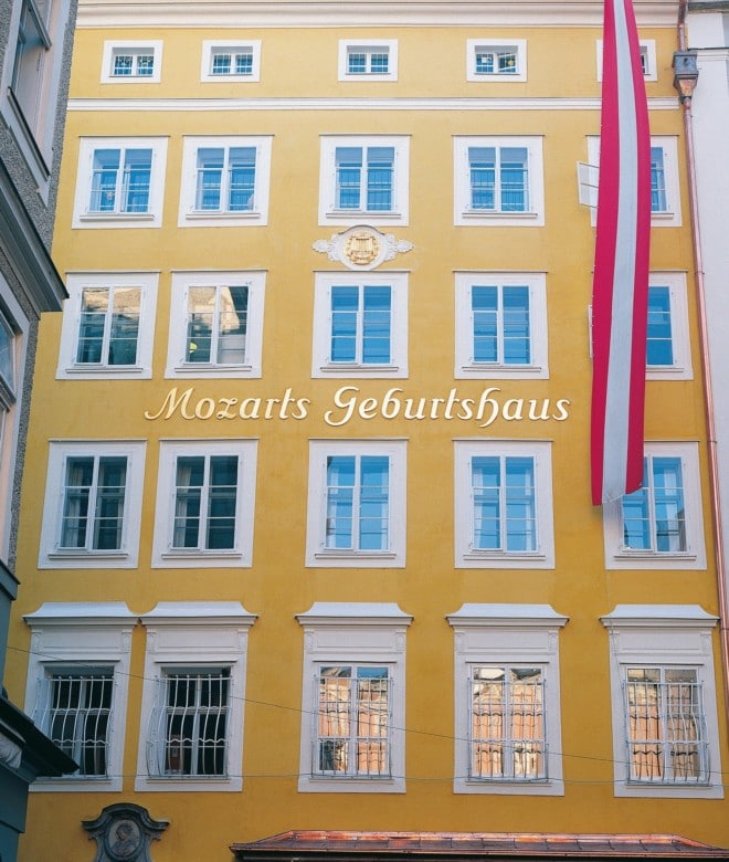 Mozart's birthplace © Tourismus Salzburg